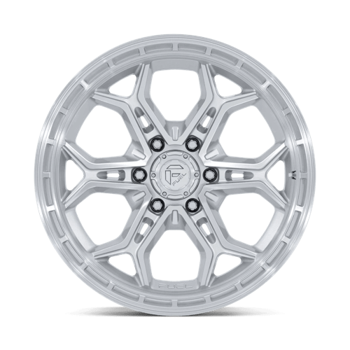 20x9 fuel off-road fc896 heathen gloss silver w machined face wheel 6x5.5 bolt pattern 20mm offset