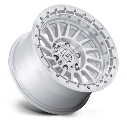 17x9 fuel off-road fc897 havoc gloss silver w machined face wheel 6x5.5 bolt pattern 12mm offset
