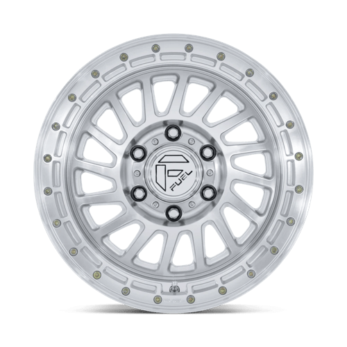20x9 fuel off-road fc897 havoc gloss silver w machined face wheel 6x5.5 bolt pattern 1mm offset