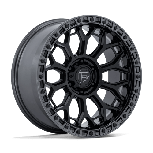 17x9 fuel off-road fc901 talon gloss black w gunmetal lip wheel 6x5.5 bolt pattern 1mm offset