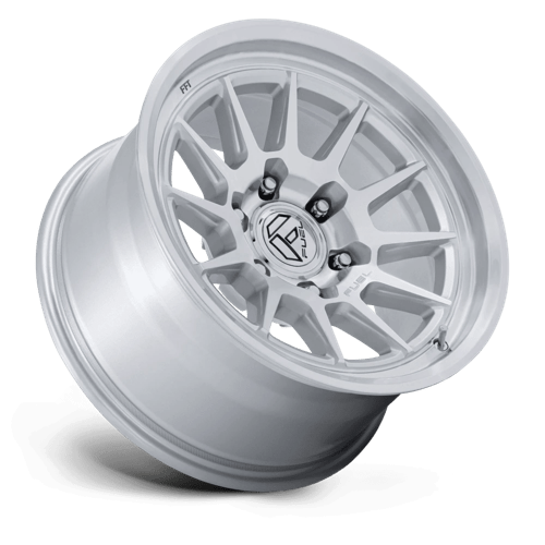 17x9 fuel off-road fc902 spur gloss silver w machined face wheel 6x5.5 bolt pattern 1mm offset
