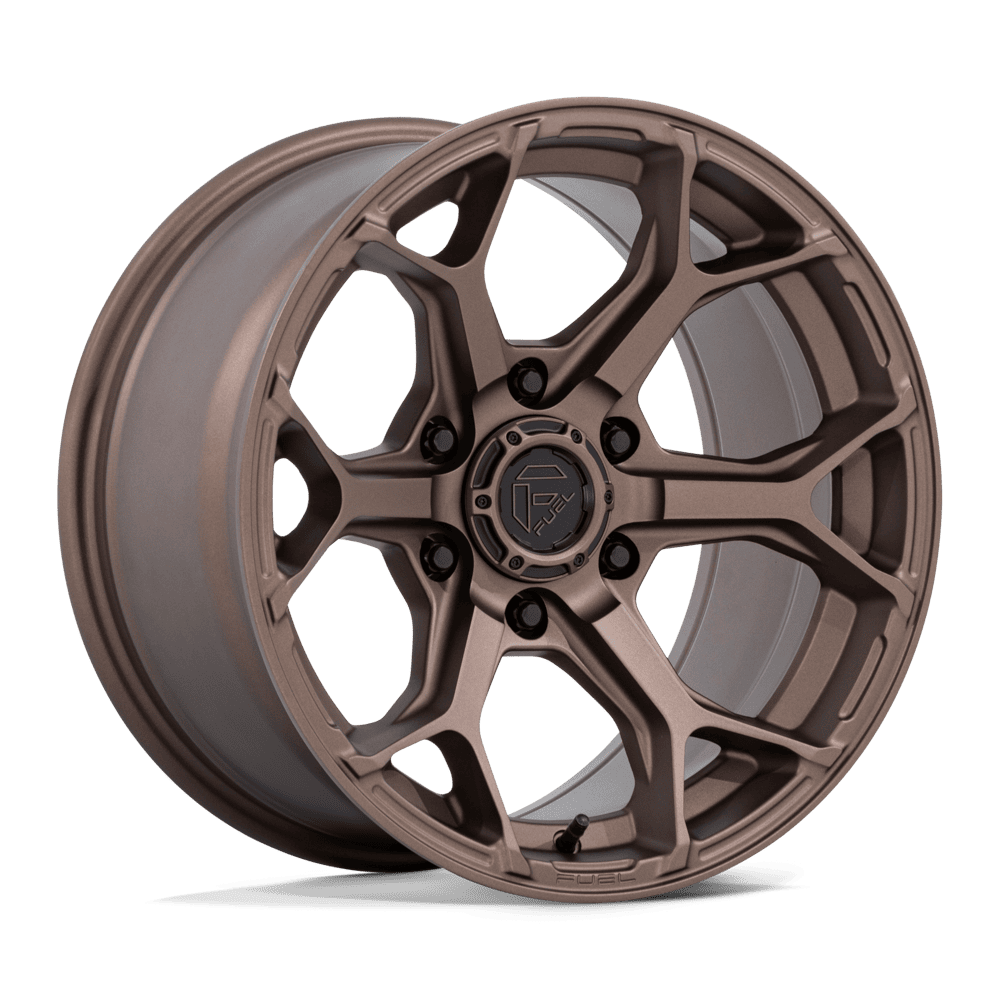 17x9 Fuel FC903 Splicer Burnt Bronze Wheel 6x5.5 Bolt Pattern 1 Offset