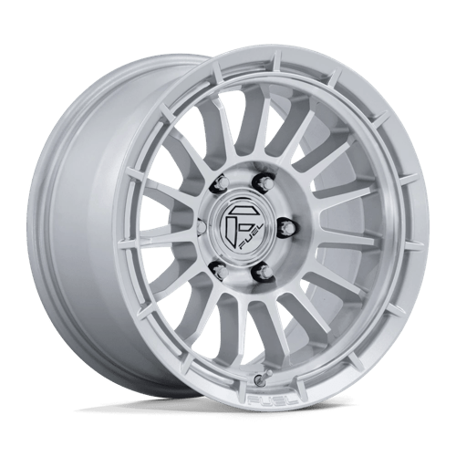 17x8 5 fuel off-road fc905 ascend gloss silver w machined face wheel 6x5.5 bolt pattern 25mm offset