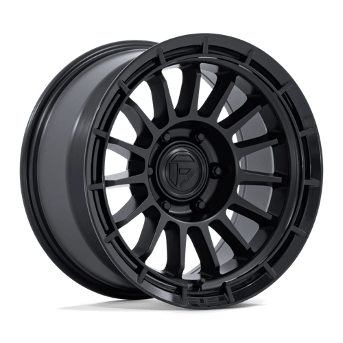 17x9 fuel off-road fc905 ascend matte black w gloss black lip wheel 6x5.5 bolt pattern 12mm offset