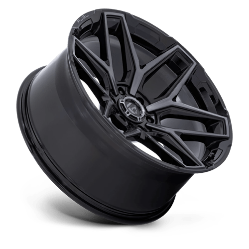 18x9 fuel off-road fc854 flux gloss black brush fc gray dddt wheel 6x5.5 bolt pattern 1mm offset