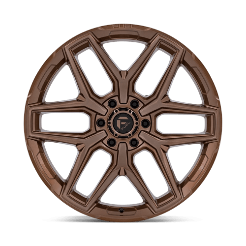 24x10 fuel off-road fc854 flux platinum bronze wheel 6x5.5 bolt pattern 0mm offset
