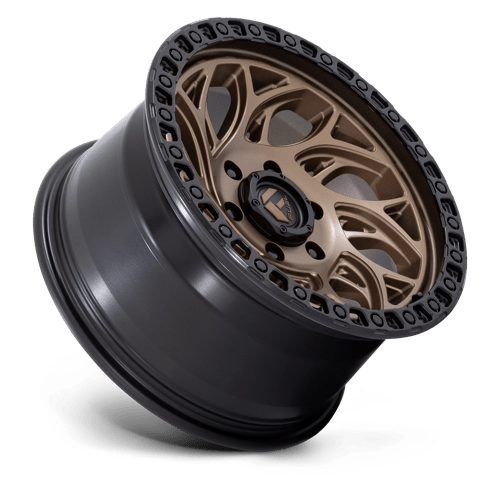 17x9 fuel off-road d841 runner or bronze w black ring wheel 6x5.5 bolt pattern 12mm offset