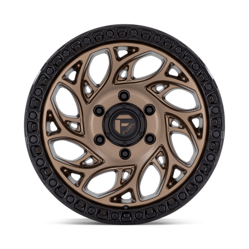 15x8 fuel off-road d841 runner or bronze w black ring wheel 6x5.5 bolt pattern 19mm offset