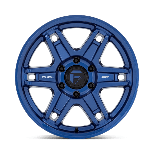 18x8 5 fuel off-road d839 slayer dark blue wheel 6x5.5 bolt pattern 15mm offset