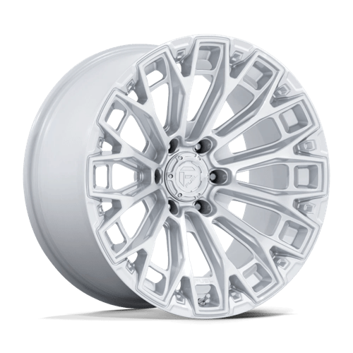 17x9 fuel off-road fc882 trax gloss silver w machined face wheel 6x5.5 bolt pattern 1mm offset