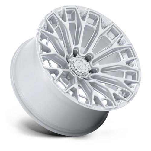 17x9 fuel off-road fc882 trax gloss silver w machined face wheel 6x5.5 bolt pattern 20mm offset