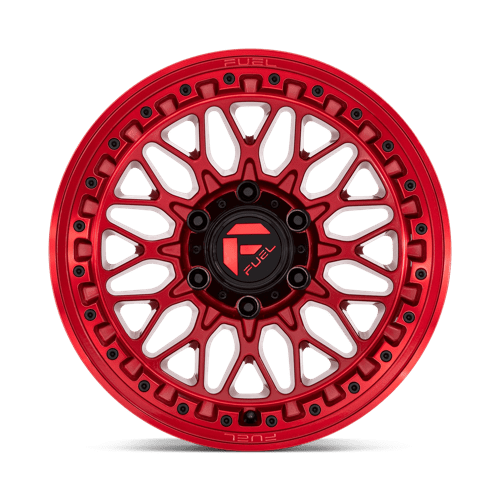 17x9 fuel off-road d758 trigger candy red wheel 6x5.5 bolt pattern 12mm offset
