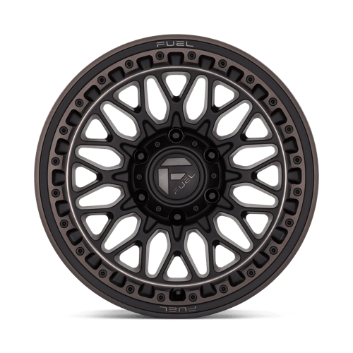17x9 fuel off-road d759 trigger matte black dark tint wheel 6x5.5 bolt pattern 12mm offset
