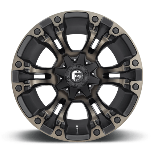 20x10 fuel off-road d569 vapor matte black double dark tint wheel 6x5.5 bolt pattern 18mm offset