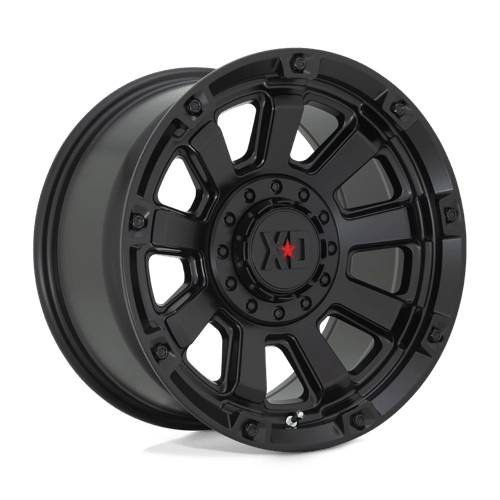 17x9 xd wheels xd852 gauntlet satin black wheel 6x5.5 bolt pattern 0mm offset