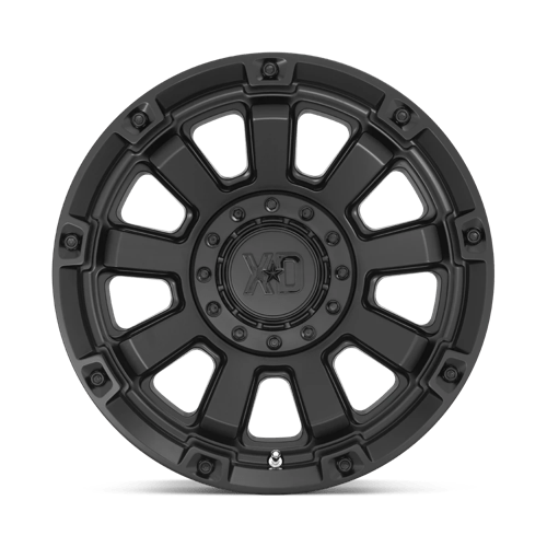 17x9 xd wheels xd852 gauntlet satin black wheel 6x5.5 bolt pattern 0mm offset