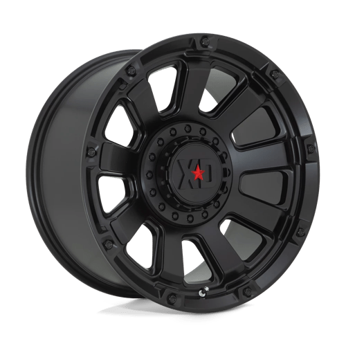 20x10 xd wheels xd852 gauntlet satin black wheel 6x5.5 bolt pattern 18mm offset