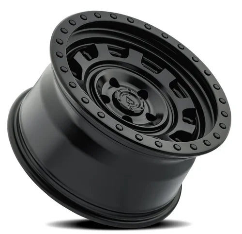 17x9 arena wheel a112 gunner satin black wheel 6x5.5 bolt pattern 12mm offset