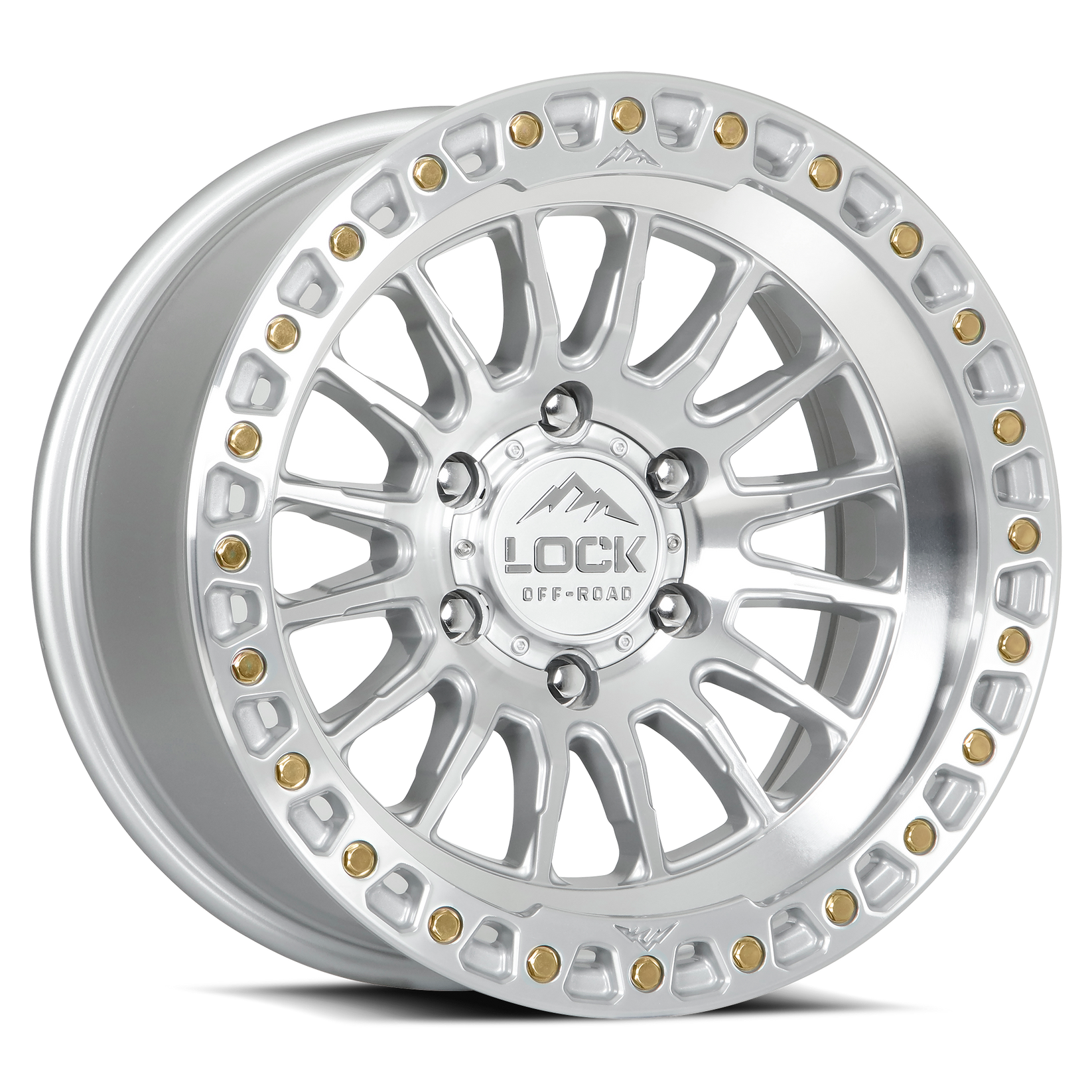 17x9 lock off-road grit machined clear coat wheel 6x5.5 bolt pattern 1mm offset