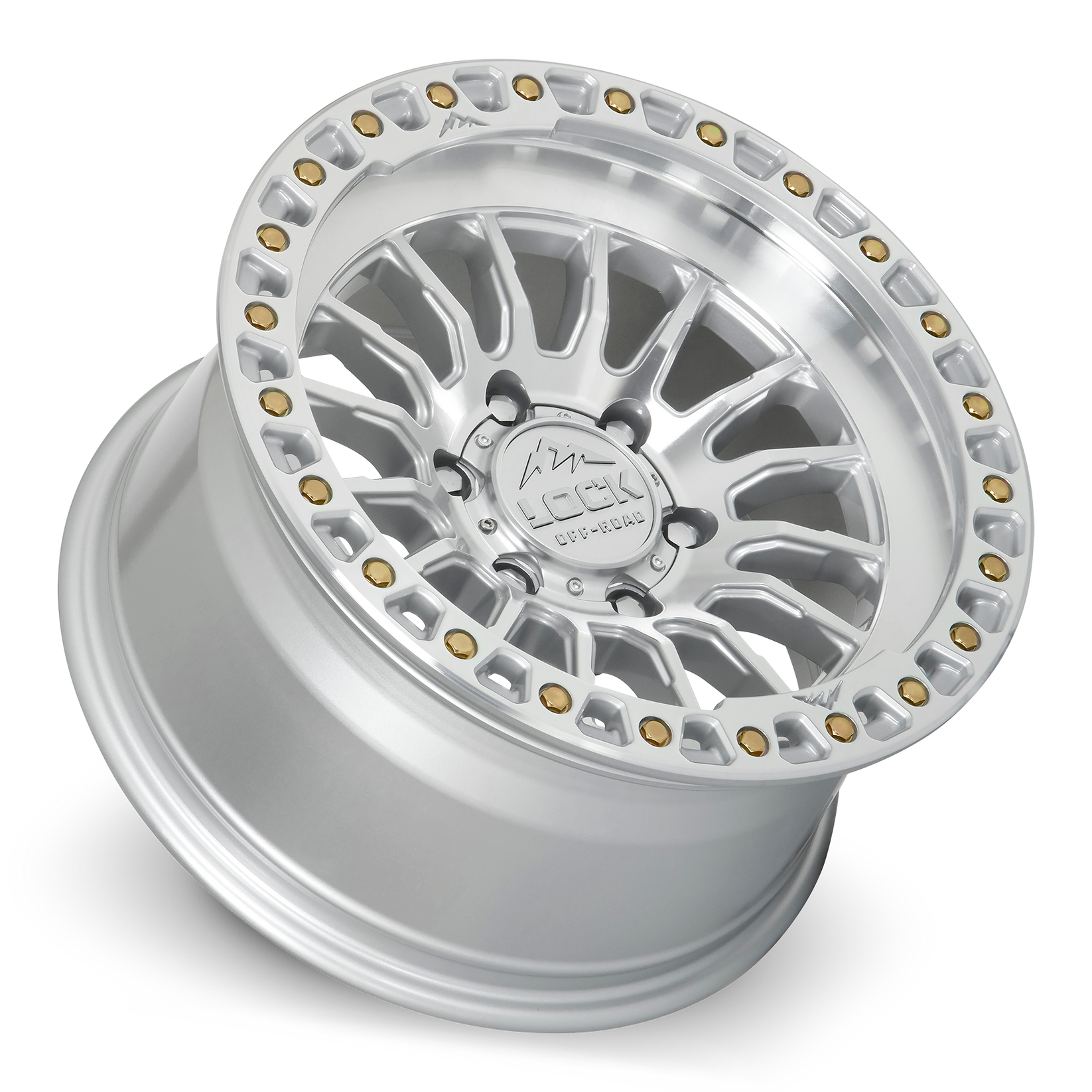 17x8 5 lock off-road grit machined clear coat wheel 6x5.5 bolt pattern 25mm offset