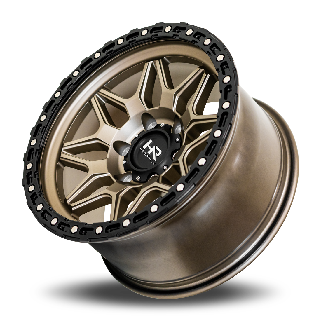 17x9 Hardrock Offroad H105 H105 Matte Bronze Wheel 6x5.5 Bolt Pattern 1mm Offset