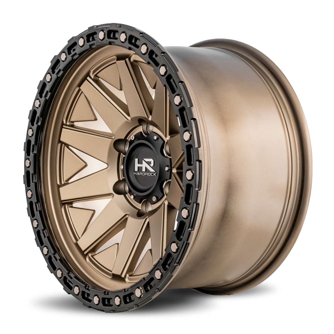 17x9 Hardrock Offroad H106 H106 Matte Bronze Wheel 6x5.5 Bolt Pattern 1mm Offset