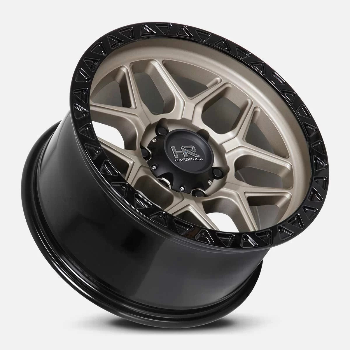 17x9 Hardrock Offroad H107 H107 Matte Bronze Wheel 6x5.5 Bolt Pattern -12mm Offset