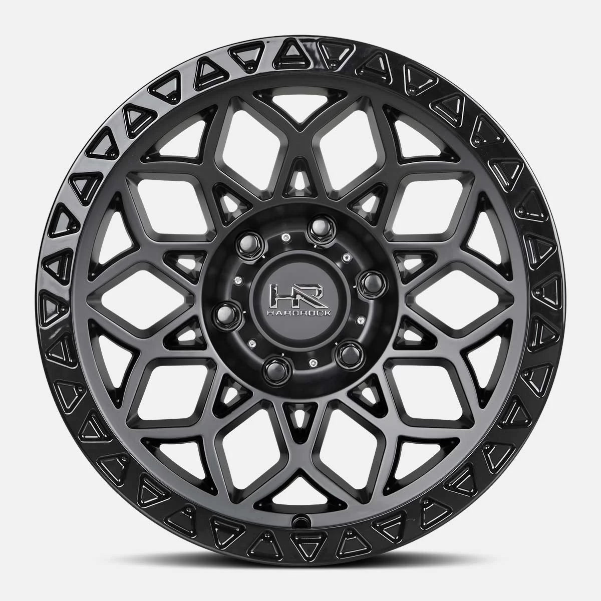 20x10 Hardrock Offroad H108 H108 Matte Black Wheel 6x5.5 Bolt Pattern -19mm Offset
