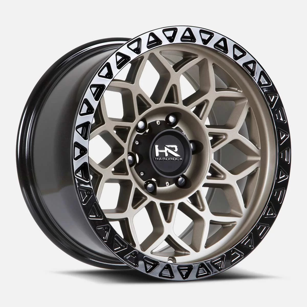 17x9 Hardrock Offroad H108 H108 Matte Bronze Wheel 6x5.5 Bolt Pattern 1mm Offset