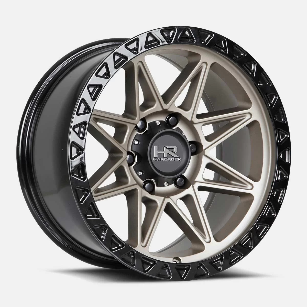 17x9 Hardrock Offroad H109 H109 Matte Bronze Wheel 6x5.5 Bolt Pattern -12mm Offset