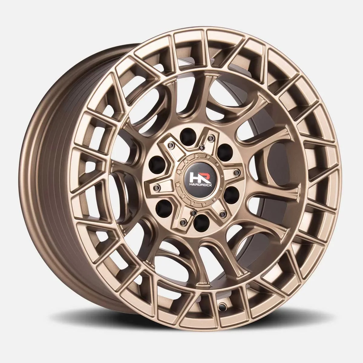 17x9 Hardrock Offroad H111 H111 Satin Bronze Wheel 6x5.5 Bolt Pattern -12mm Offset