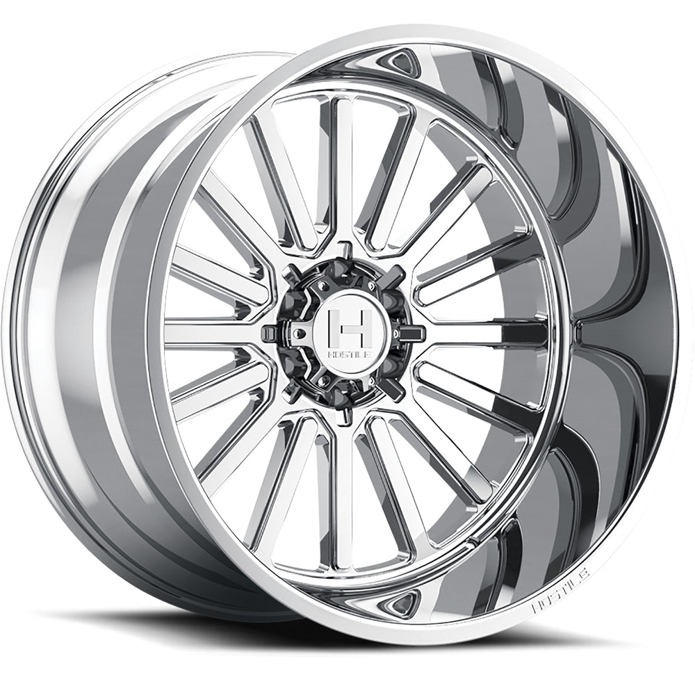 20x10 hostile wheels h127 titan armor plated wheel 6x5.5 bolt pattern 19mm offset