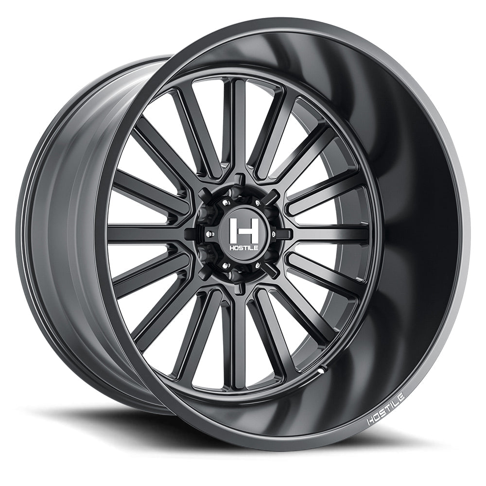 20x10 hostile wheels h127 titan asphalt wheel 6x5.5 bolt pattern 19mm offset