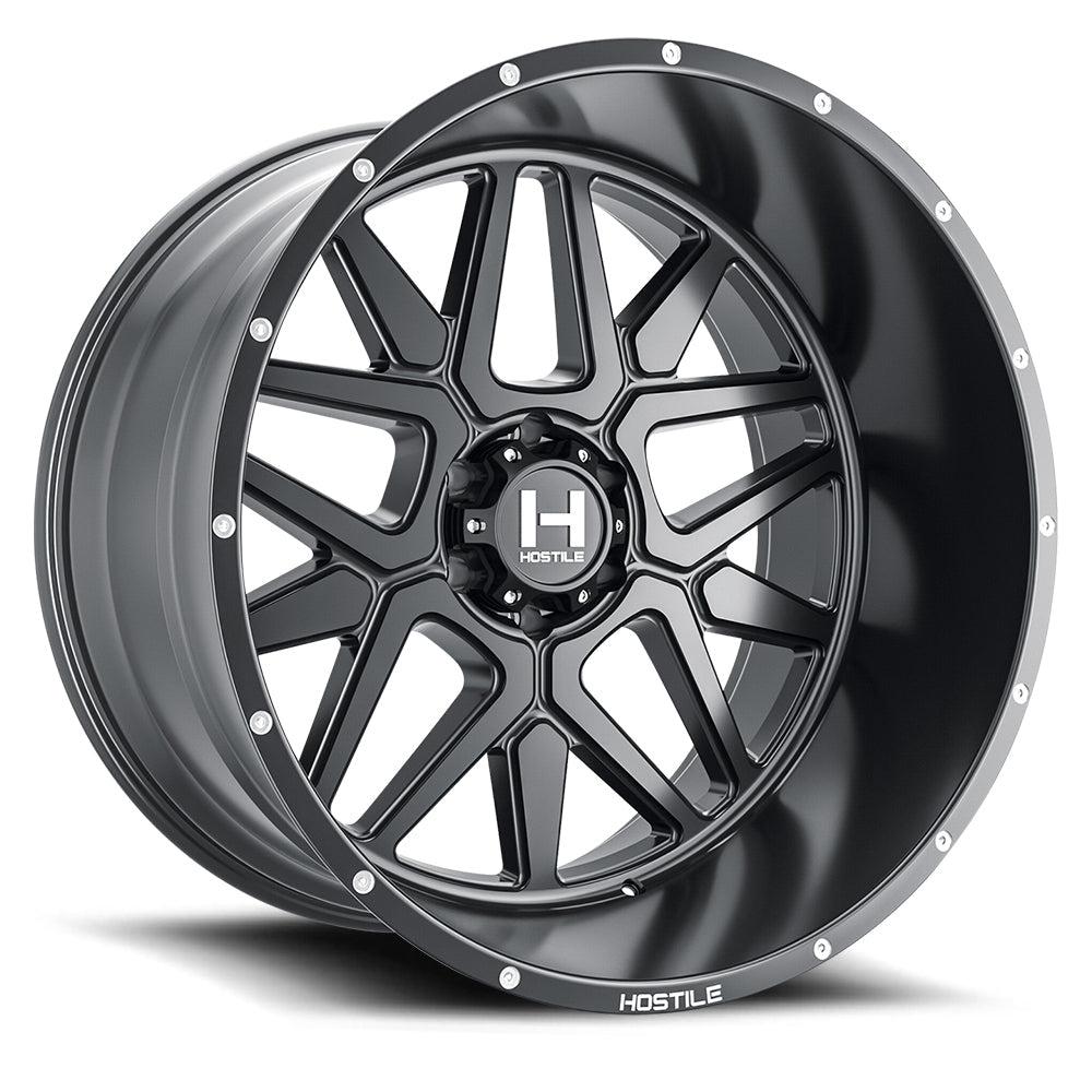 20x10 hostile wheels h128 diablo asphalt wheel 6x5.5 bolt pattern 19mm offset