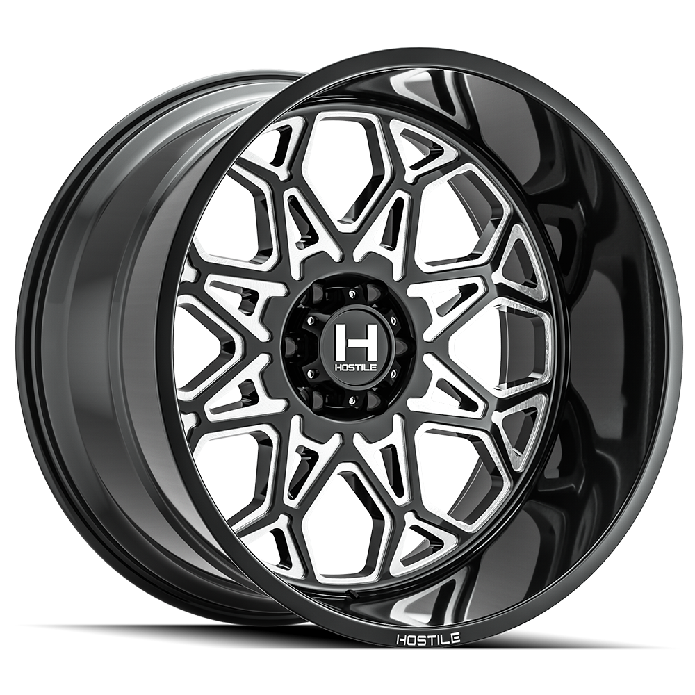 20x10 hostile wheels h132 anvil blade cut wheel 6x5.5 bolt pattern 19mm offset