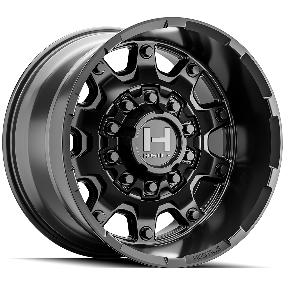 18x9 5 hostile wheels h134 condor asphalt wheel 6x5.5 bolt pattern 18mm offset