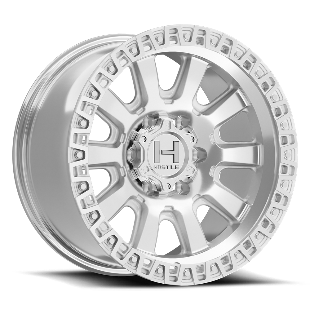 17x9 hostile wheels h138 crawler machined wheel 6x5.5 bolt pattern 12mm offset