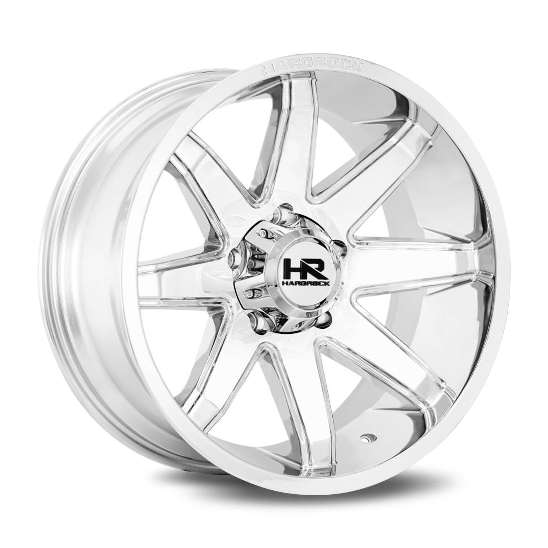 20x10 Hardrock Offroad H502 Painkiller XPosed Chrome Wheel 6x5.5 Bolt Pattern -19mm Offset