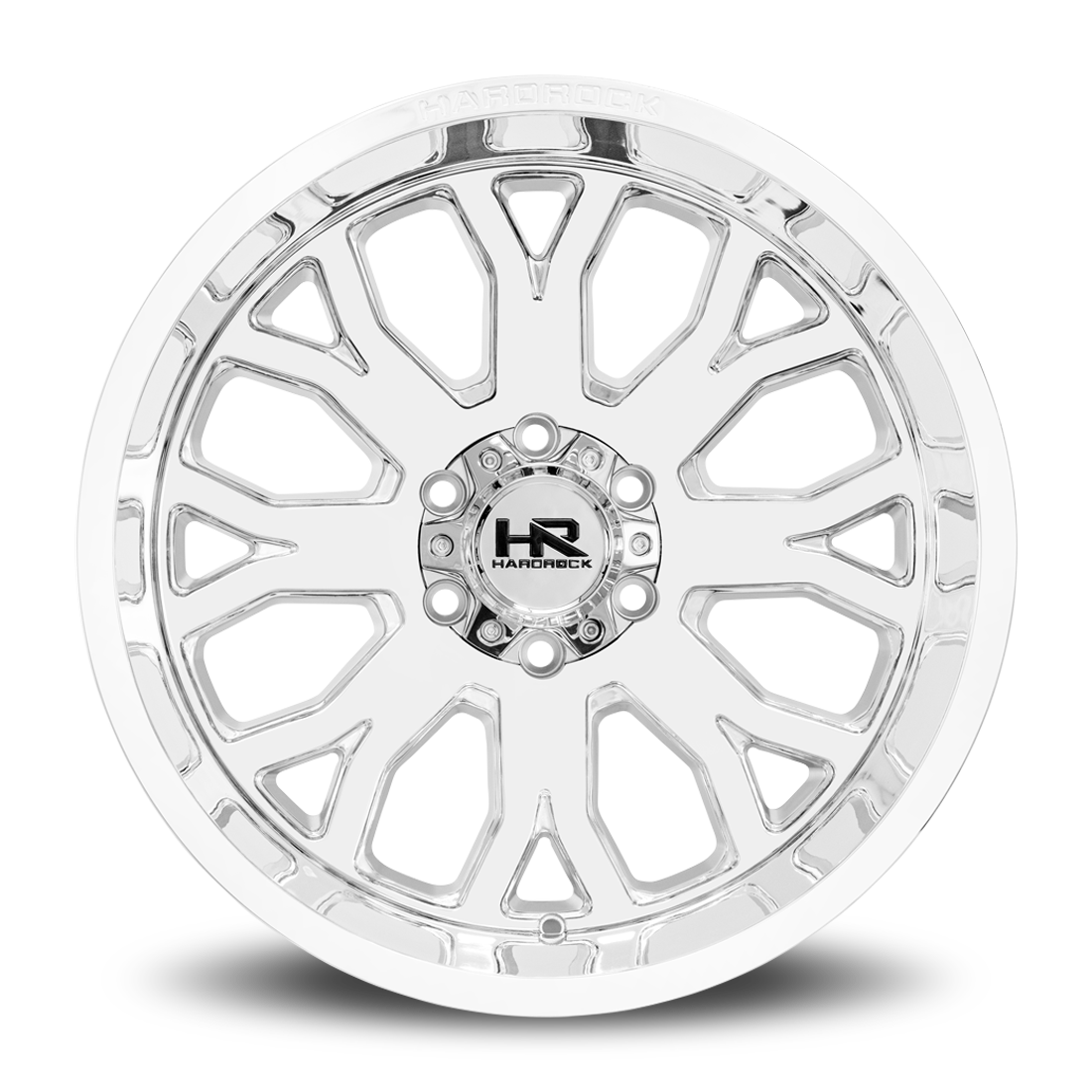 20x12 Hardrock Offroad H504 Slammer XPosed Chrome Wheel 6x5.5 Bolt Pattern -44mm Offset
