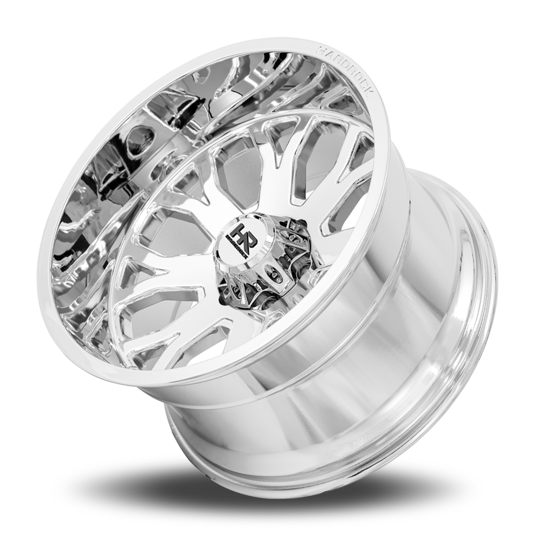 20x12 Hardrock Offroad H504 Slammer XPosed Chrome Wheel 6x5.5 Bolt Pattern -44mm Offset