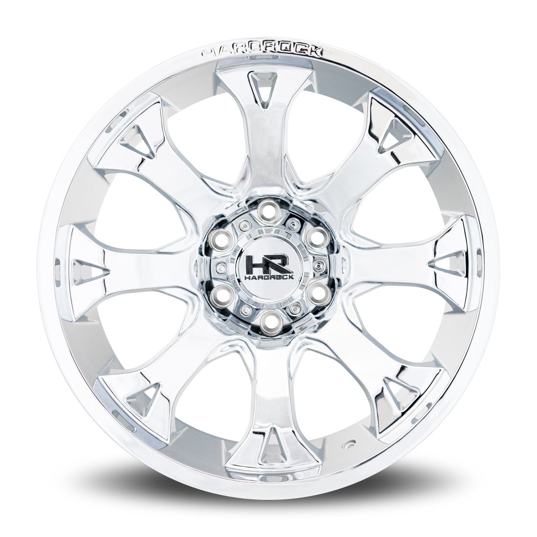 20x12 Hardrock Offroad H505 BloodShot Xposed Chrome Wheel 6x5.5 Bolt Pattern -44mm Offset