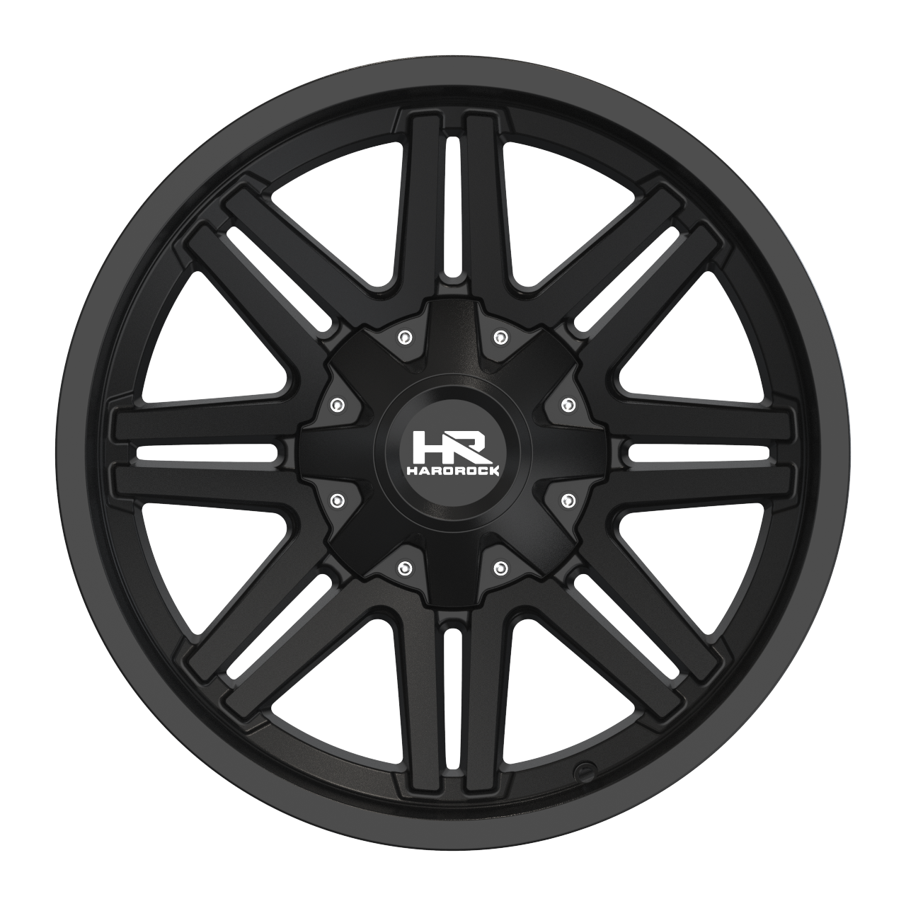 20x9 Hardrock Offroad H715 Warrior Gloss Black Wheel 6x5.5 Bolt Pattern 20mm Offset