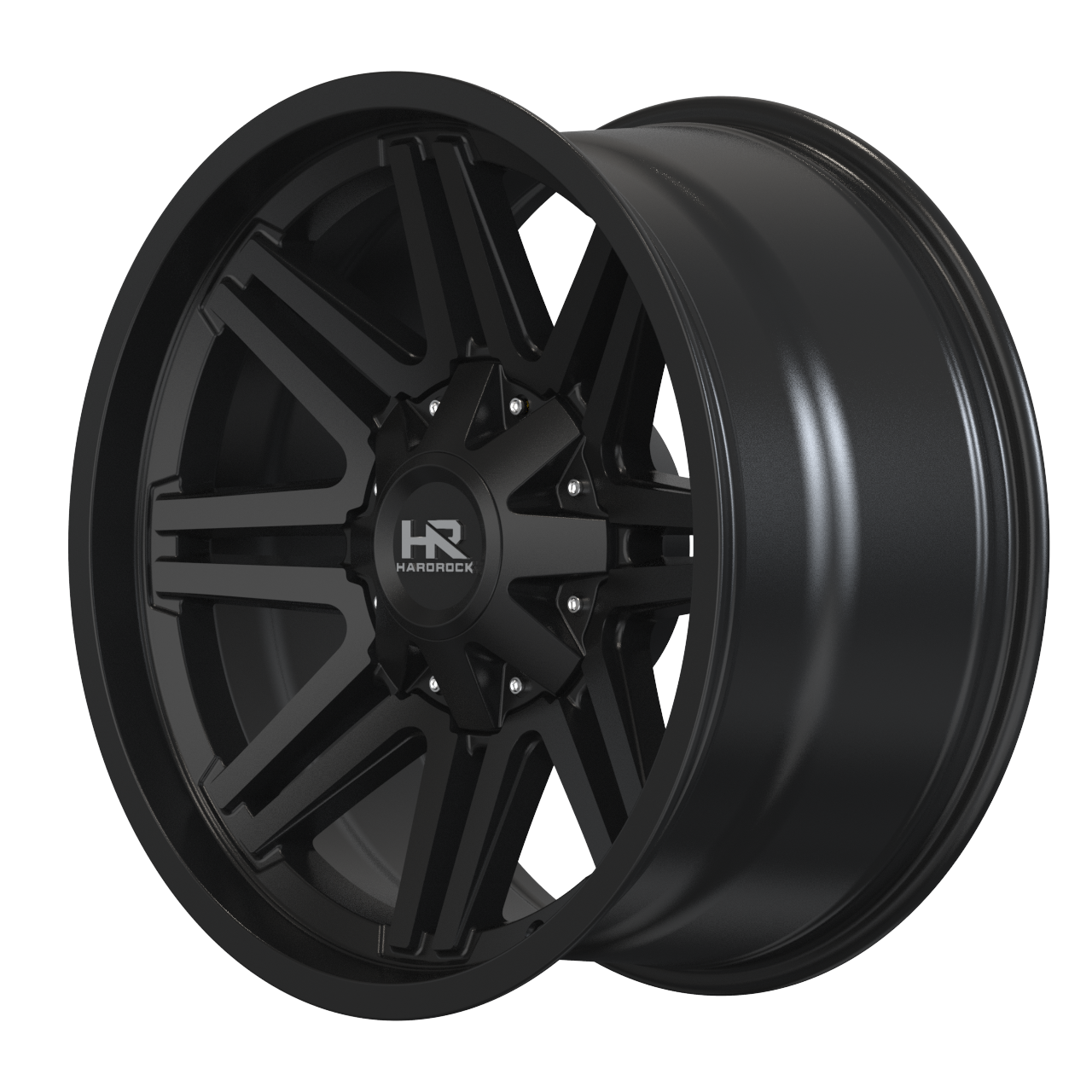 20x9 Hardrock Offroad H715 Warrior Gloss Black Wheel 6x5.5 Bolt Pattern 20mm Offset