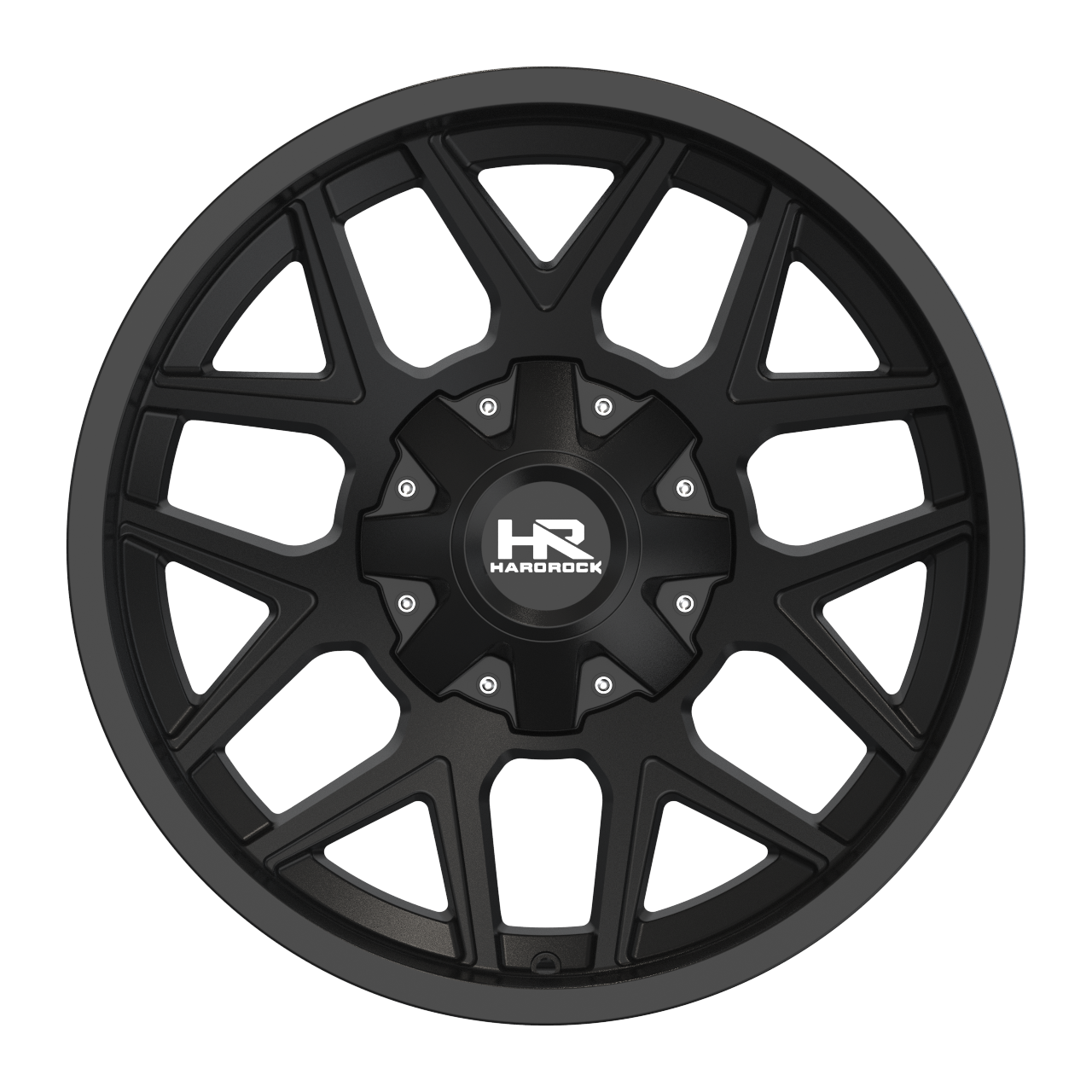 20x9 Hardrock Offroad H716 Rugged Gloss Black Wheel 6x5.5 Bolt Pattern 20mm Offset