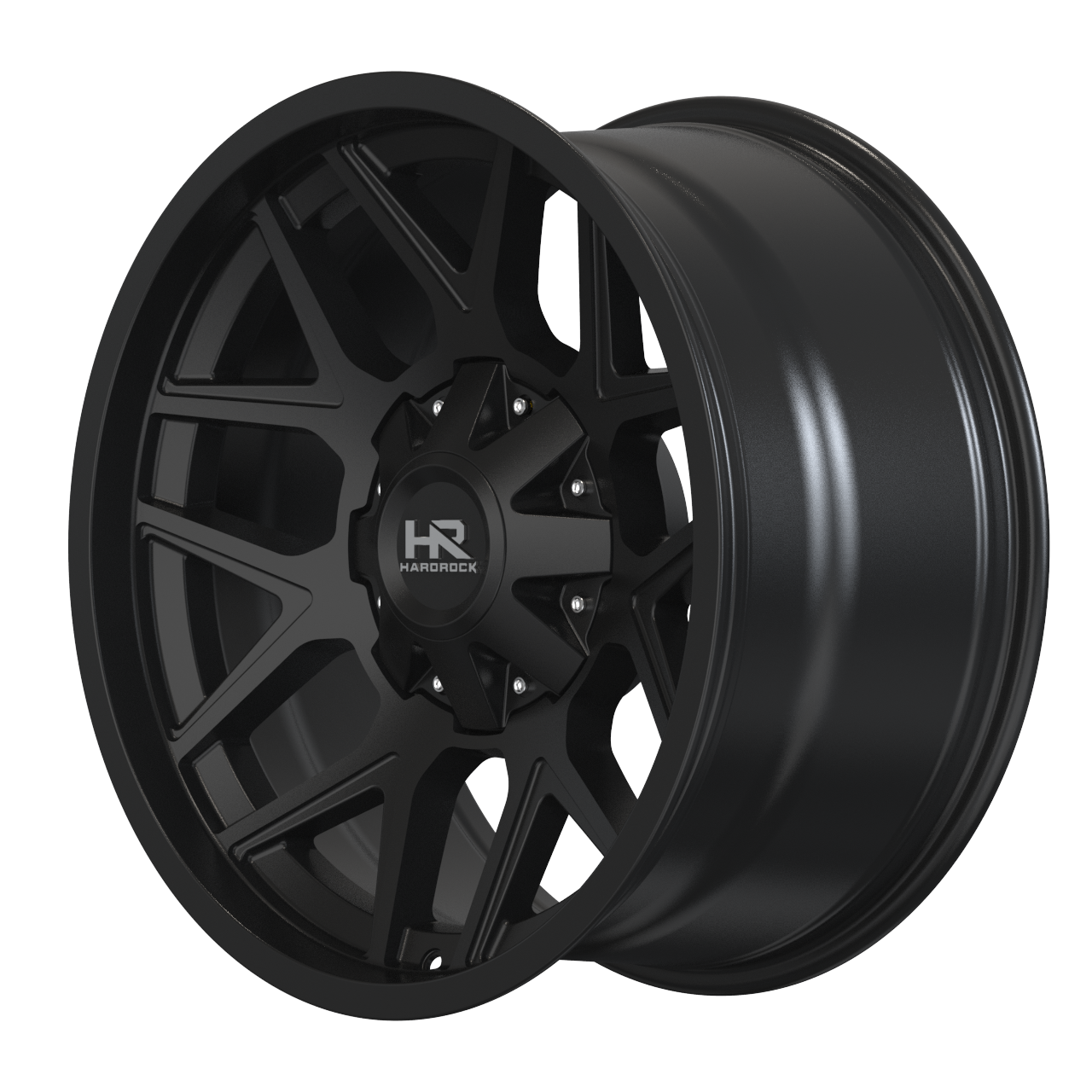 20x10 Hardrock Offroad H716 Rugged Gloss Black Wheel 6x5.5 Bolt Pattern -19mm Offset