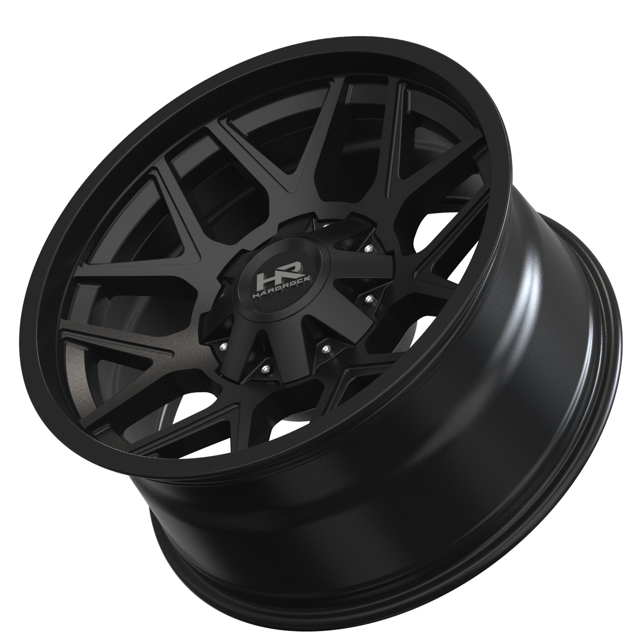 22x10 Hardrock Offroad H716 Rugged Gloss Black Wheel 6x5.5 Bolt Pattern -25mm Offset