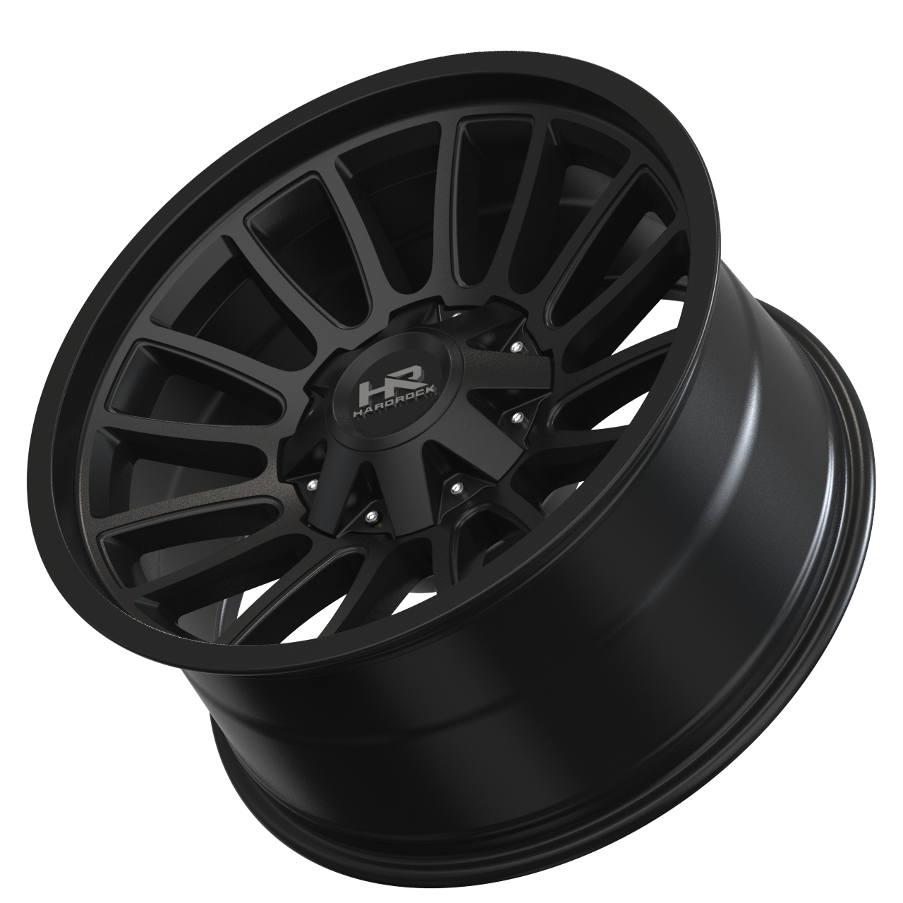 20x12 Hardrock Offroad H717 Tactical Gloss Black Wheel 6x5.5 Bolt Pattern -51mm Offset