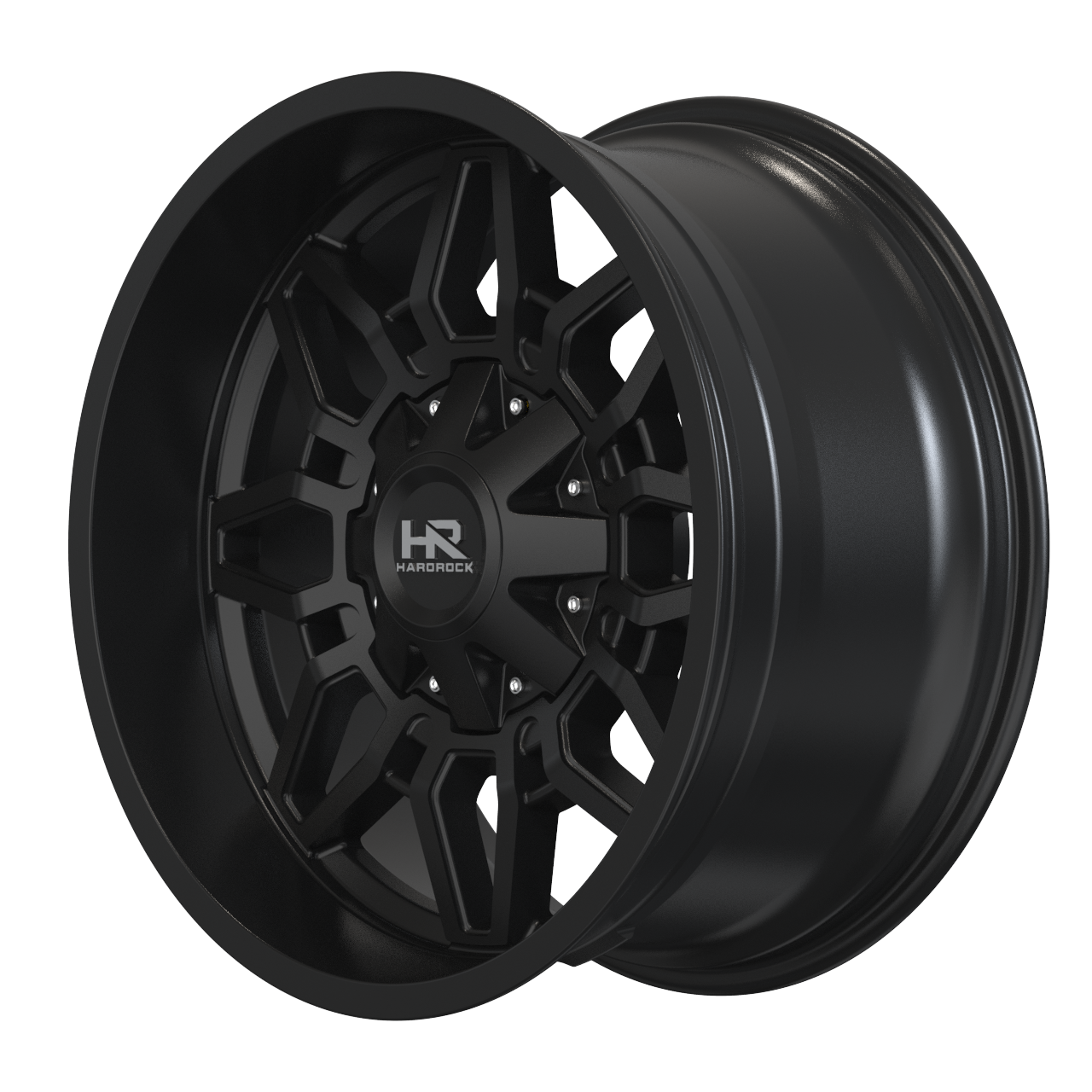 20x10 Hardrock Offroad H718 Striker Gloss Black Wheel 6x5.5 Bolt Pattern -19mm Offset