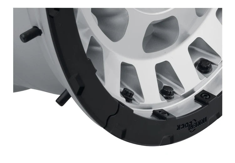 17x8.5 Icon Alloys Hammer Pro Silver Machined Wheel 6x5.5 Bolt Pattern 0mm Offset