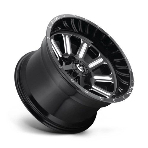 20x9 fuel off-road d620 hardline gloss black milled wheel 6x5.5 bolt pattern 20mm offset